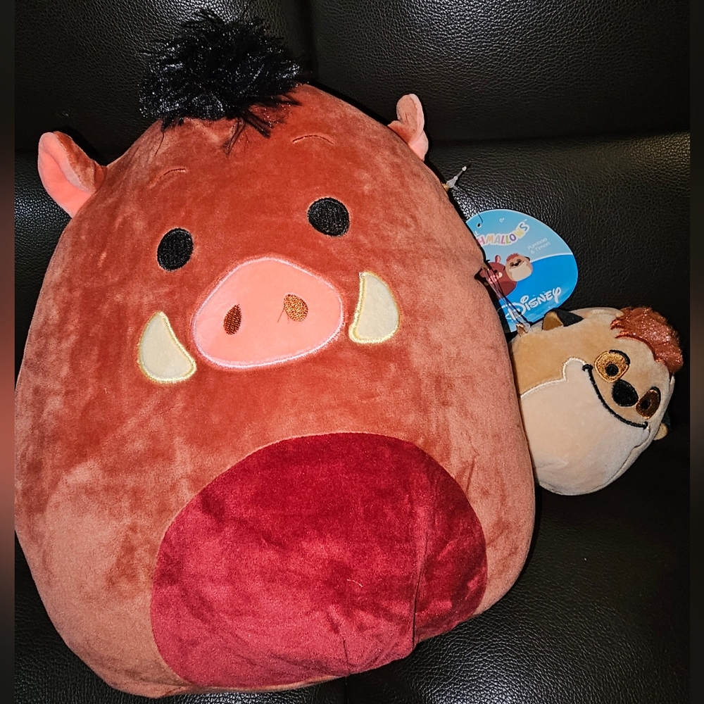 NWT Disney Squishmallows Pumbaa & Timon